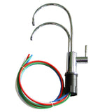 AlkaViva Double-Spouted Faucet Under-Sink Conversion Kit for Vesta H2 Alkaline Water Ionizer