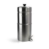 Propur ProOne® Big+ Stainless Steel Gravity Water System with 2 ProOne G2.0 7” Filters in Polished Finish