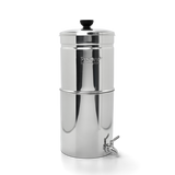 ProOne Big+ Stainless Steel Gravity Water System with 1 ProOne G2.0 7” Filters in Brushed Finish