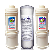 AlkaViva H2 Ionizer Series UltraWater Fluoride Replacement Filter Package - Purely Water Supply
