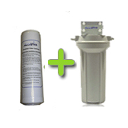 AlkaViva UltraRAD Plus Replacement Filter with External Housing for Non-Electric Water Ionizers - Purely Water Supply
