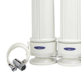 Crystal Quest Triple Cartridge White Lead Removal Countertop Water Filter System (CQE-CT-00166) - Purely Water Supply