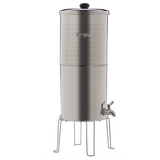 Propur Original 304 Big Stainless Steel Gravity Water System with 2 ProOne G2.0 7” Filters in Brushed Finish - Purely Water Supply