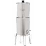 Propur Original 304 Big Stainless Steel Gravity Water System with 2 ProOne G2.0 7” Filters in Polished Finish - Purely Water Supply